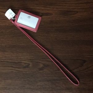 Coach Bow Lanyard ID